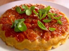 Tomato And Basil Tarte Tatin