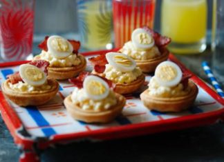 Bacon And Egg Canapés