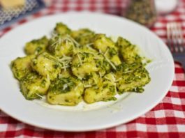 Kids' Baked Potato Gnocchi With Pesto Kids' Baked Potato Gnocchi With Pesto