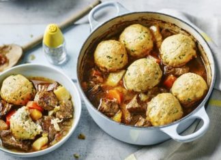 Beef Stew With Light Herby Dumplings