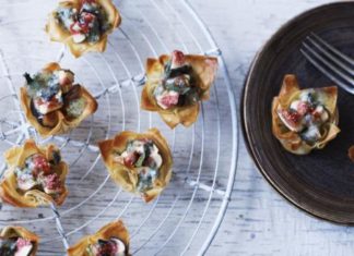 Blue Cheese And Fig Tarts