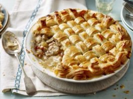Chicken And Bacon Lattice Pie