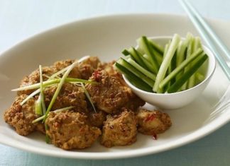 Chicken With Satay Sauce