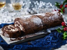 Chocolate And Chestnut Christmas Log Chocolate And Chestnut Christmas Log