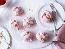 Raspberry And White Chocolate Mini Meringues Raspberry And White Chocolate Mini Meringues