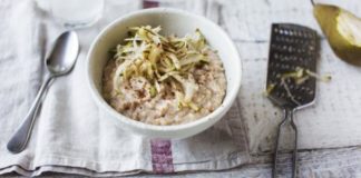 Cinnamon Porridge With Grated Pear Cinnamon Porridge With Grated Pear