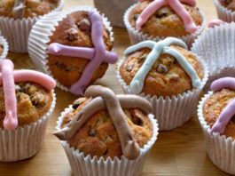 Easter Fruit Cupcakes