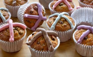 Easter Fruit Cupcakes