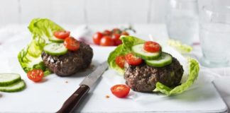 Extra-Lean Burger And Salad