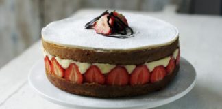 Fraisier Cake