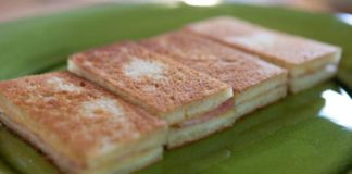 Fried Ham And Cheese Sandwich