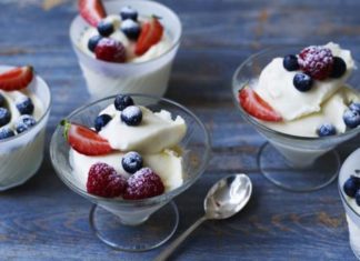 Frozen Elderflower Posset