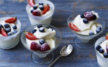 Frozen Elderflower Posset