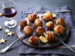 Hasselback Potatoes With Bacon