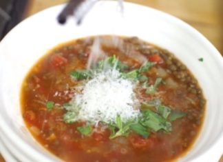 Italian Lentil And Tomato Soup