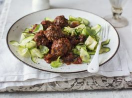 Italian Style Meatballs With Courgette ‘Tagliatelle’ Italian Style Meatballs With Courgette ‘Tagliatelle’