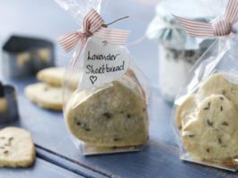 Lavender Shortbread Hearts
