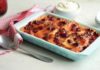 Lime And Cranberry Bread And Butter Pudding
