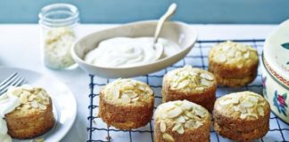 Mini Apple And Almond Cakes