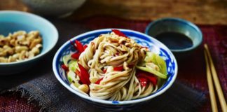 Noodle Salad With Chilli Nuts