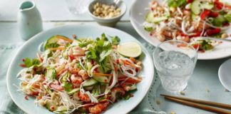 Vietnamese-Style Crayfish And Noodle Salad