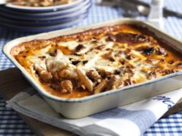 Penne And Sausage Pasta Bake