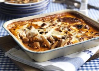 Penne And Sausage Pasta Bake