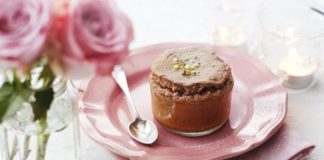 Pistachio And Chocolate Soufflé
