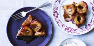 Plum And Marzipan Tarte Tatin