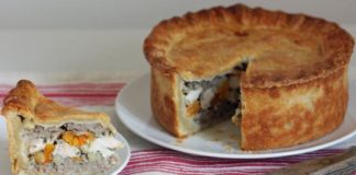 Pork Pie With Chicken And Apricots