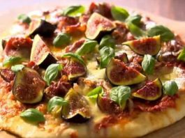 Prosciutto, Mozzarella And Fig Pizza Prosciutto