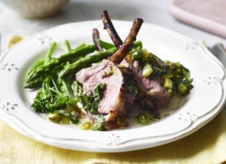 Rack Of Lamb With Salsa Verde