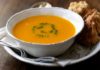 Butternut Squash Soup With Parsley Purée