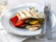 Roasted Vegetable Stack With Griddled Halloumi Cheese Roasted Vegetable Stack With Griddled Halloumi Cheese