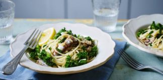 Sardine And Kale Spaghetti