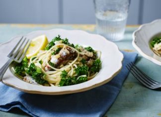 Sardine And Kale Spaghetti