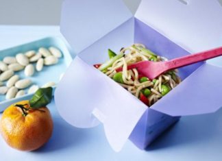 Seedy Sesame Noodles With Peas And Broad Beans