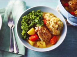 Somerset Chicken Casserole With Sage Dumplings