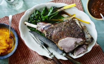 Spiced Slow-Cooked Mutton With Mexican Chillies, Puréed Squash And Sautéed Chard Spiced Slow-Cooked Mutton With Mexican Chillies