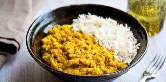 Tarka Dal With Rice