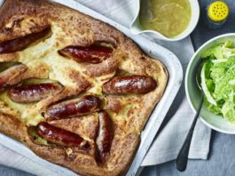 Toad In The Hole With Onion Gravy And Garlic Cabbage Toad In The Hole With Onion Gravy And Garlic Cabbage