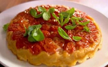 Tomato And Basil Tarte Tatin