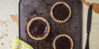Vegan Prune And Ginger Tart With Almond Pastry