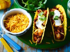 Vegetarian Chilli Tacos Vegetarian Chilli Tacos