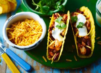 Vegetarian Chilli Tacos