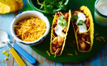 Vegetarian Chilli Tacos Vegetarian Chilli Tacos