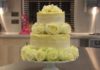 White Chocolate Wedding Cake